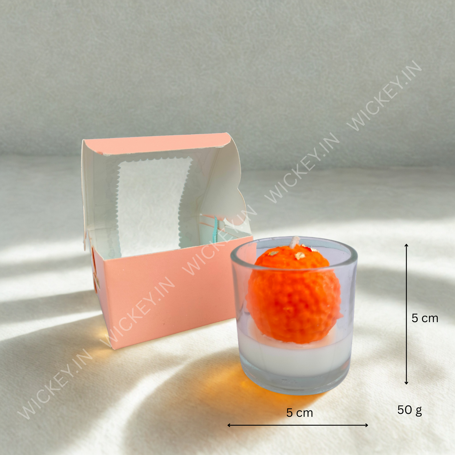 Motichoor Ladoo shots Candle | White Musk fragrance