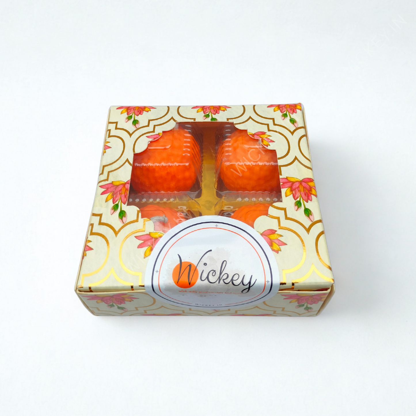 Motichoor Ladoo Candle (Set of 4) | classic vanilla fragrance