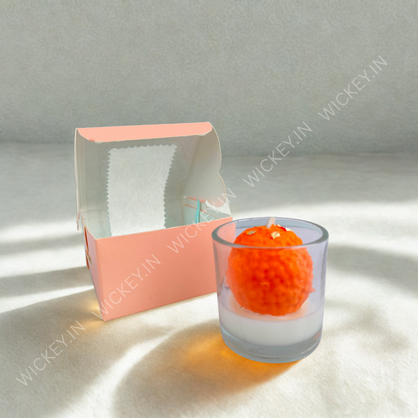 Motichoor Ladoo shots Candle | White Musk fragrance