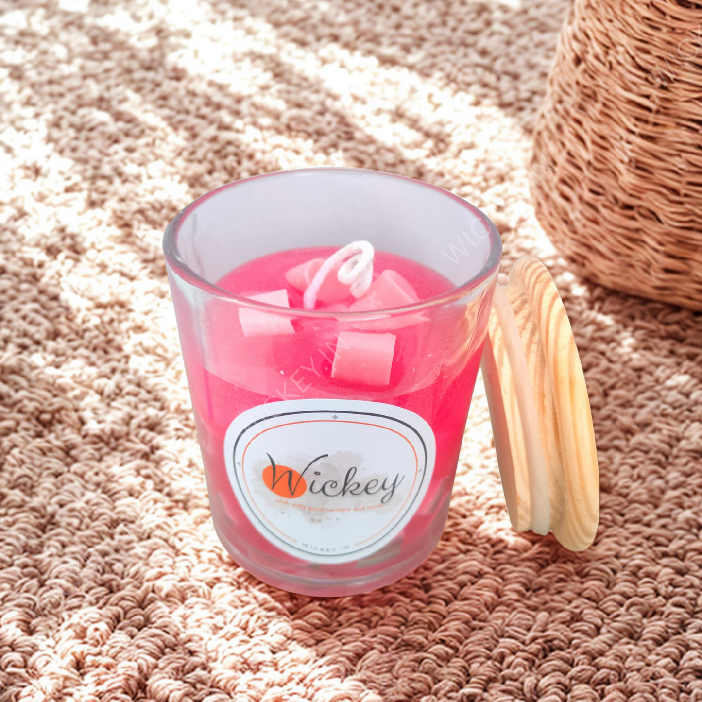 Sparkling Little Hearts Candle | White Musk Fragrance