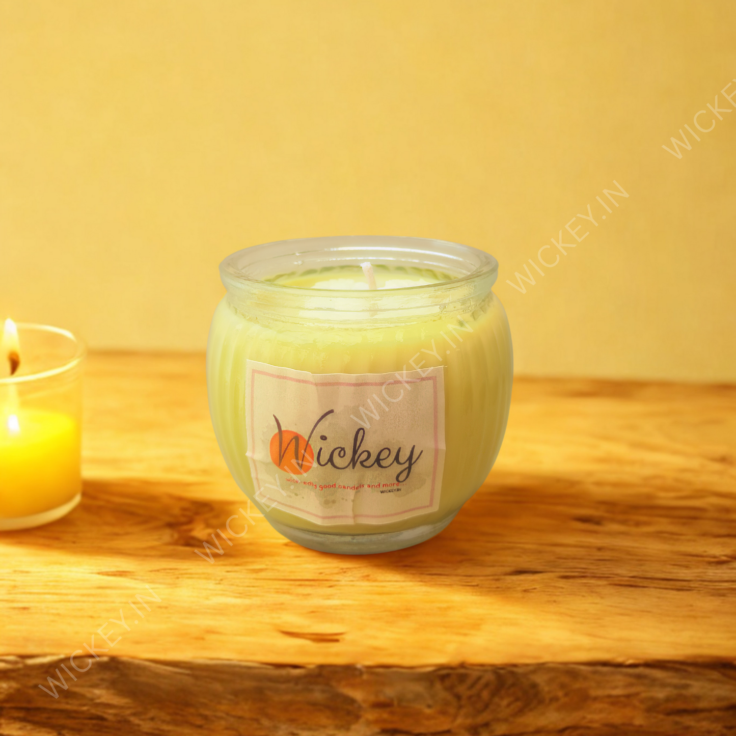 Vintage Glass Jar Scented Candle