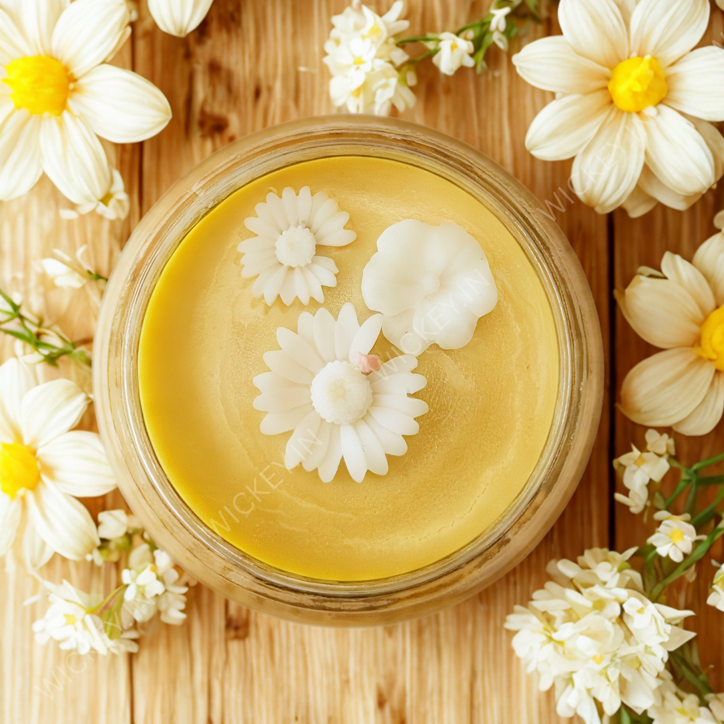 Vintage Glass Jar Scented Candle